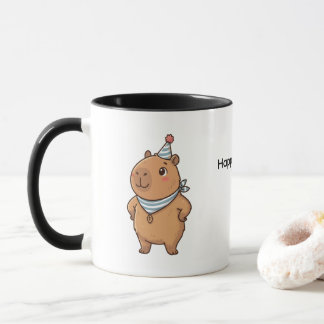Mug Fête de Capybara Mignon | Célébration d'Animal