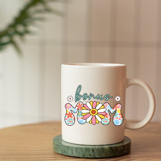 Mug Fête de la mère de Bonus Maman (Créateur téléchargé)