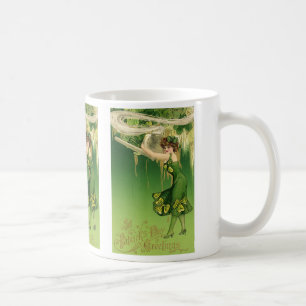 Mug Fête de la Saint-Patrick vintage, volutes de fumée