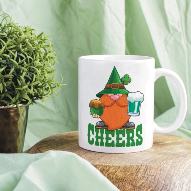 Mug Fête de la St Patrick Leprechaun (Créateur téléchargé)