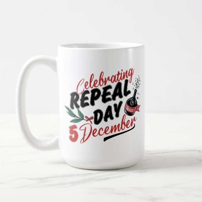 Mug Fête de l'Abrogation Jour 5 Décembre (Gauche)