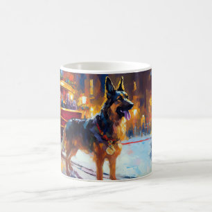 Mug Fête de Noël des bergers allemands