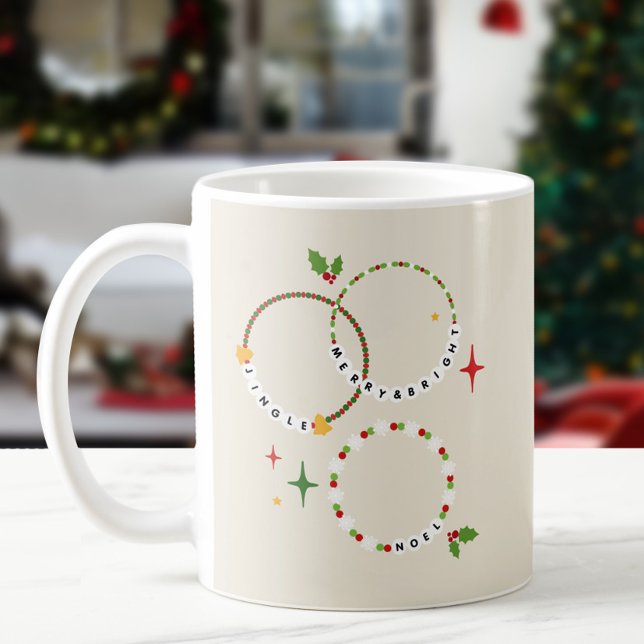 Mug Fête de Noël des bracelets d'amitié (Créateur téléchargé)