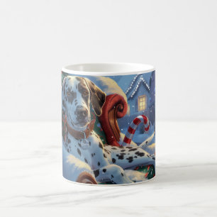 Mug Fête de Noël des Chiens de Dalmatie