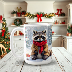 Mug Fête de Noël du cousin blanc mignon