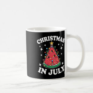 Mug Fête de Noël en Juillet Melon d'Eau Sapin de Noël 