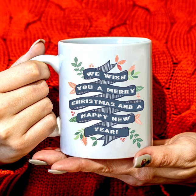 Mug Fête de Noël Floral Whimsical (Créateur téléchargé)