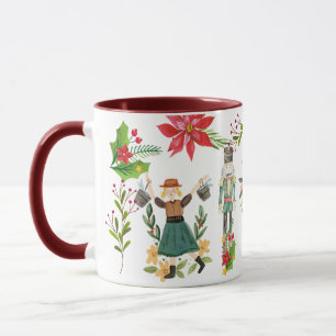 Mug Fête de Noël Le Casse-Noisette Ballet Maroon