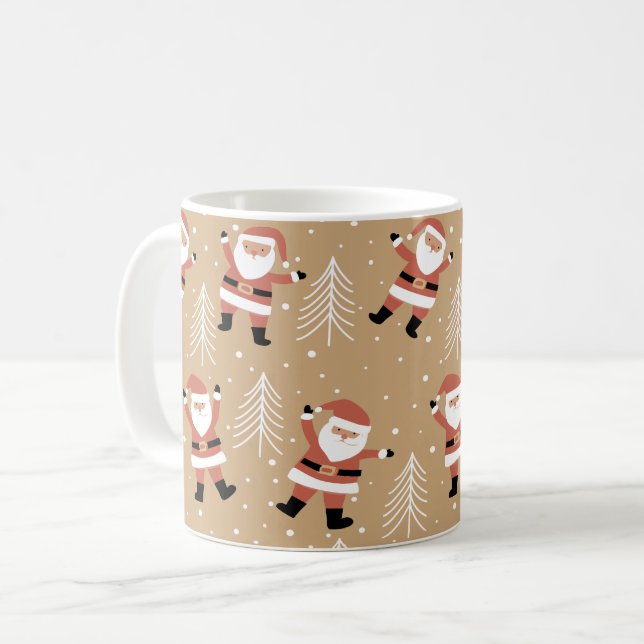 Mug Fête de Noël Père Noël Snowy (Devant gauche)