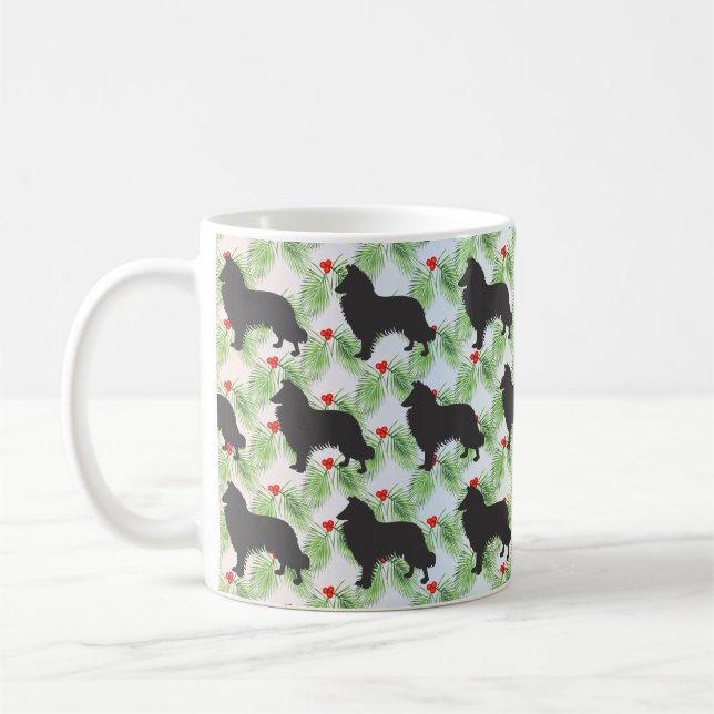 Mug Fête de Noël Sheepdog (Gauche)