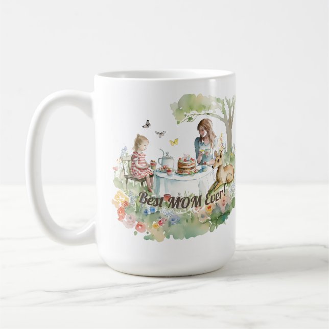 Mug Fête de thé mère fille (Gauche)