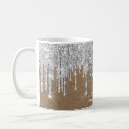 Mug Fête des mariées Sweet 16e. Lecteurs gris argent K