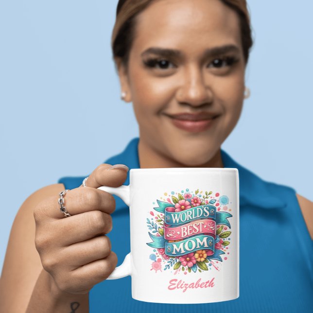 Mug Fête des mères amoureux de la nature Personnalisé  (Créateur téléchargé)