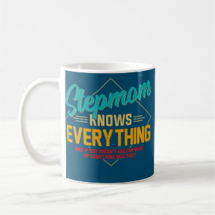 Mug Fête des mères amusantes Retro Stepmaman Tout savo