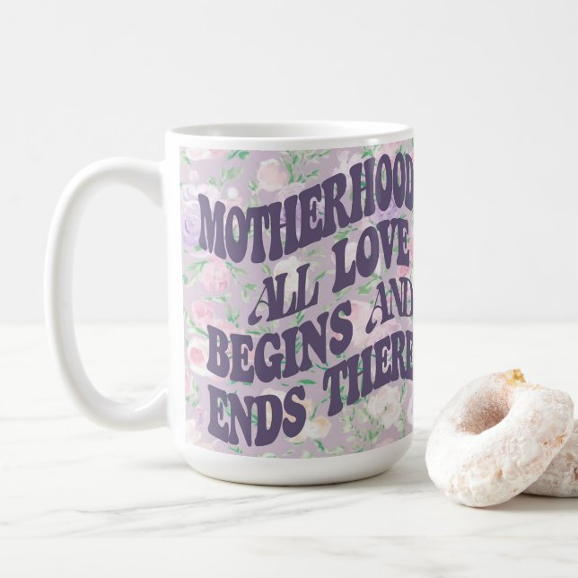 Mug Fête des mères avec une citation sincère (Avec donut)