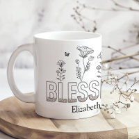 Fête des Mères "Blessed Mama" Fête des Mères Noir