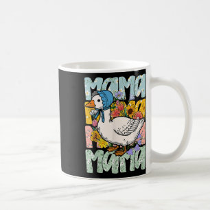 Mug Fête des mères Boho Floral Mama Goose Mom Silly Go