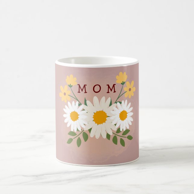Mug Fête des mères de maman de café (Centre)