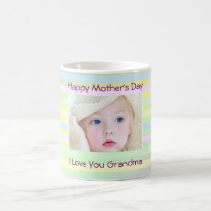 Mug Fête des mères "Je t'aime grand-mère" Photo person