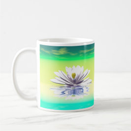 Mug Fête des mères Lys d'eau blanche