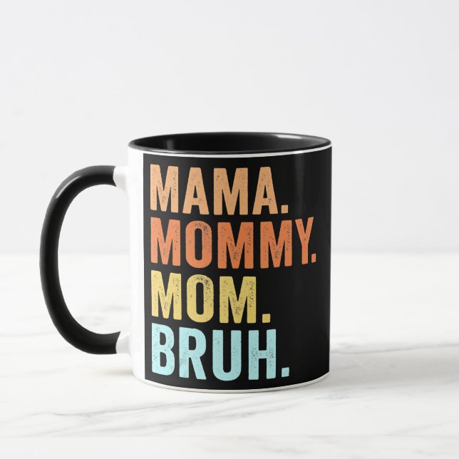 Mug Fête Des Mères Maman Maman Maman Bruh Maman  (Gauche)