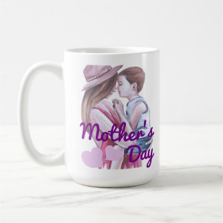 Mug Fête des Mères Mug, Mère et Fils