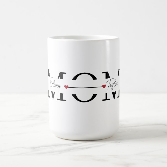 Mug Fête des Mères Personnalisée Nom  (Centre)