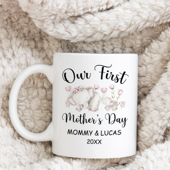 Mug Fête des mères personnalisées 2025, Noms personnal (Créateur téléchargé)
