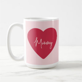 Mug Fête des Mères - Soft Rose & Red Heart