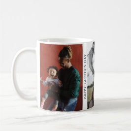 Mug Fête des pères 4 Photo Message personnalisé Modern