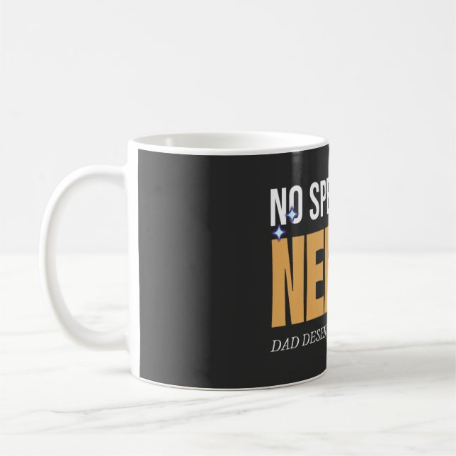 Mug Fête des pères amour étreindre papa mignon (Gauche)