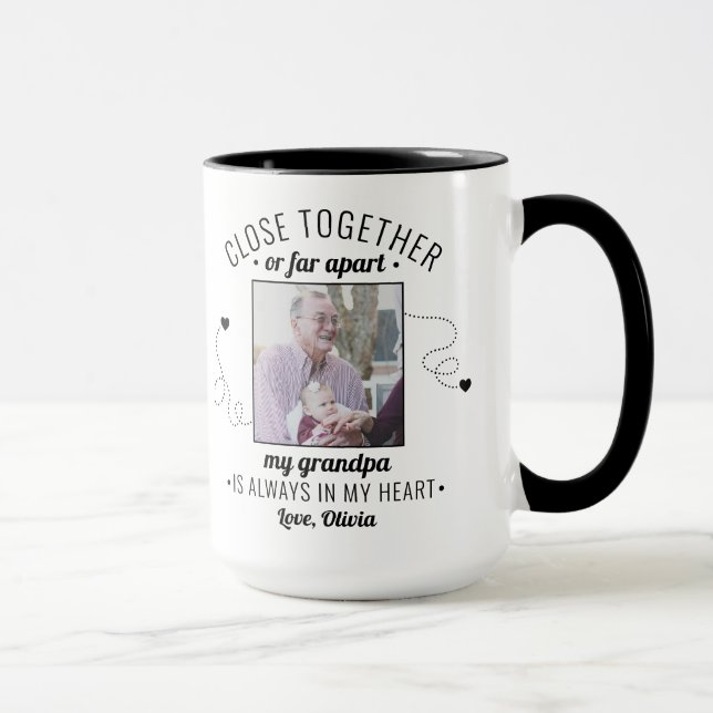 Mug Fête des pères/Anniversaire Papa grand-père de Kid (Droite)
