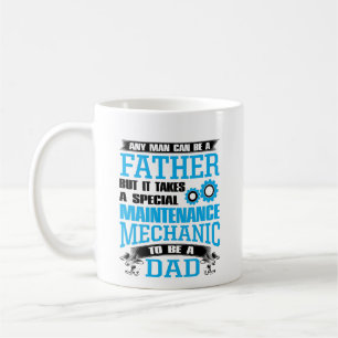 Mug Fête des pères-cadeaux papa, mécanicien de mainten