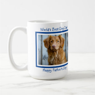 Mug Fête des pères Chien - Photo pour animaux de compa