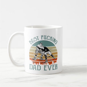 Mug Fête des pères de hockey sur glace du meilleur pèr