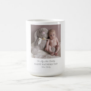 Mug Fête des pères De La Nouvelle Photo Bébé