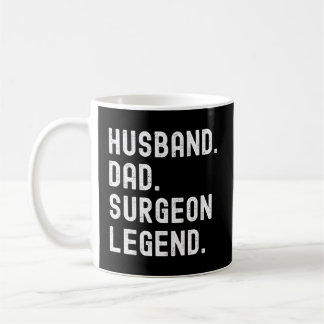 Mug Fête des pères de légende du chirurgien du père du