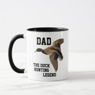 Mug Fête des pères de Mallard de légende de chasse de
