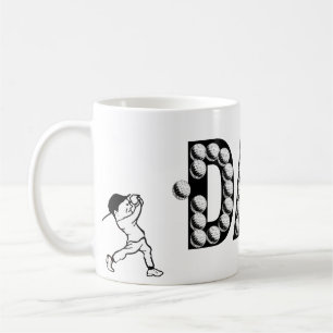 Mug Fête des pères de papa de golf