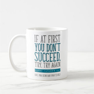 Mug Fête des pères, deuxième né, deuxième enfant, rées