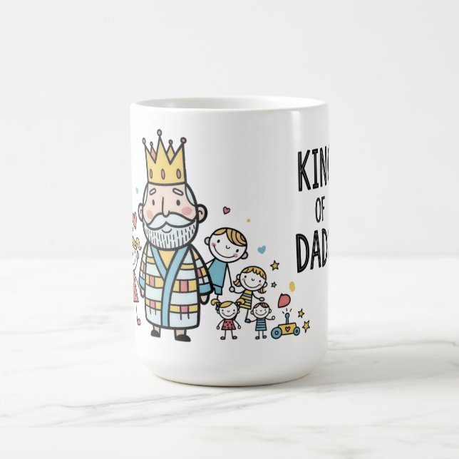 Mug Fête des pères du roi des papas (Centre)