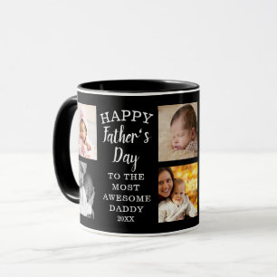 Mug Fête des pères heureuse Awesome Papa 8 Photo Noi