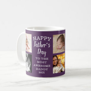 Mug Fête des pères heureuse Awesome Papa 8 Photo vio
