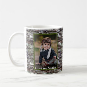 Mug Fête des pères Je T'Aime Grand-Père Tree Bark Pays