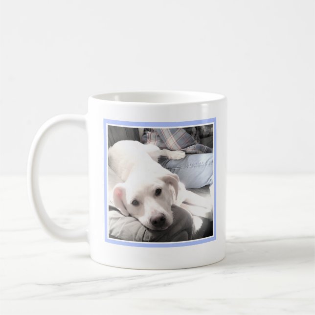 Mug Fête des pères Meilleur Papa Jamais mignonne Chien (Gauche)