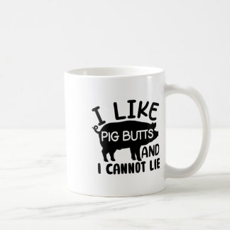 Mug Fête des pères Mens Bbq I Like Pig Butts Grill