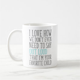 Mug Fête des pères, papa, anniversaire Je suis ton enf