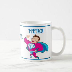 Mug Fête des pères Papa Fille Hero