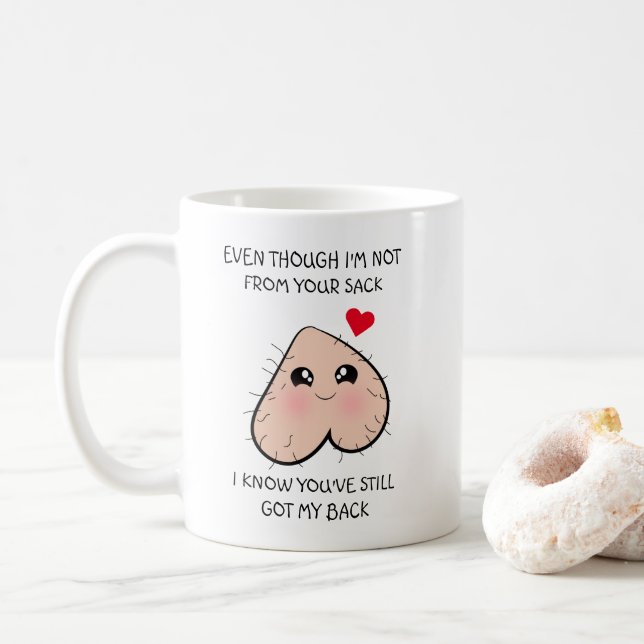 Mug Fête des pères papa pas drôle (Avec donut)