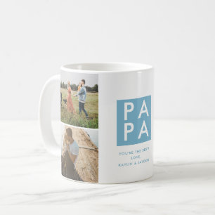 Mug Fête des pères Papa Photo Collage